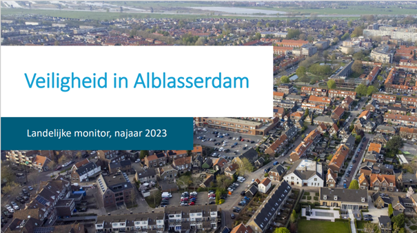 Voorblad van de rapportage over de Veiligheidsmonitor 2023