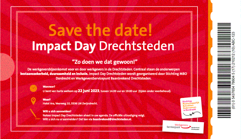 Save the date! Impact Day Drechtsteden